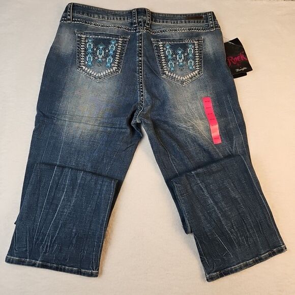 NWT Wrangler Rock 47 Womens Jeans WJX15DM 35x32 *39x33 Cowgirl Bootcut High Rise - Picture 13 of 16